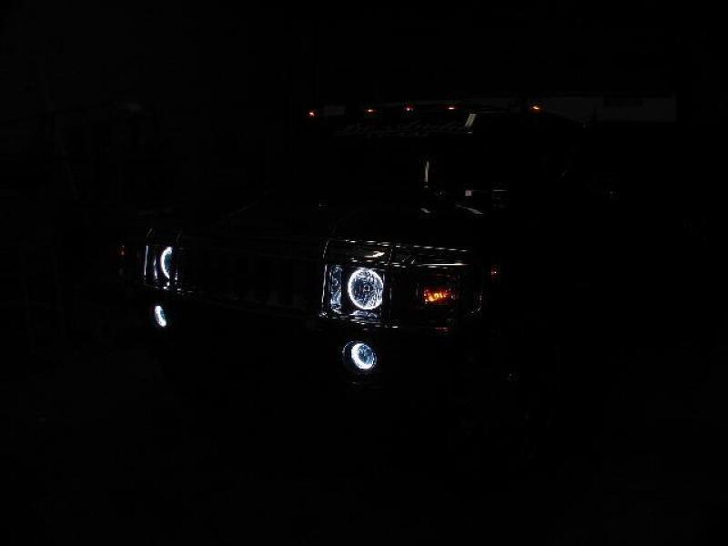 Hummer H2 Fog Light Halo Kit - ORACLE Lighting - Red - `03-`10